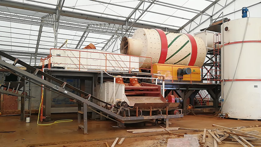 湖南某冶煉場地淋洗修復現場