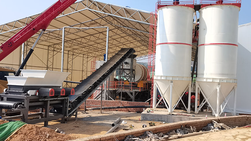 湖南某冶煉場地淋洗修復現場