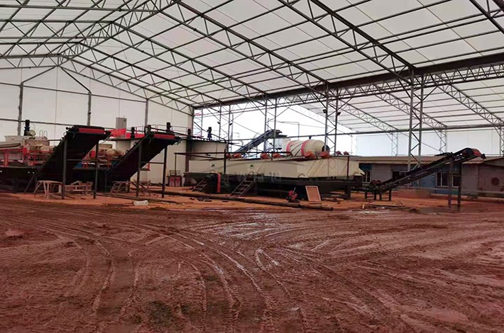 土壤淋洗設備修復土壤污染現場 土壤淋洗設備修復土壤污染現場