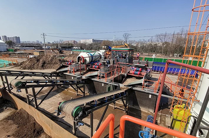 重金屬污染土壤淋洗修復現場 重金屬污染土壤淋洗修復現場