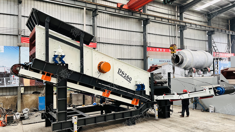 移動篩分車發貨