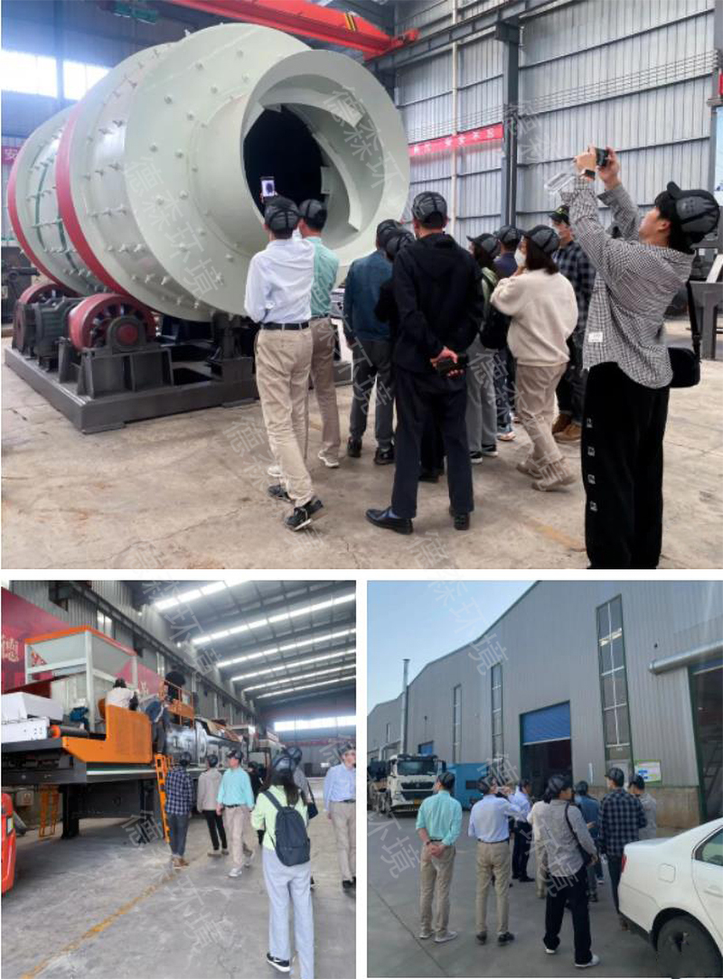 華中科技大學、中南大學一行蒞臨德森生產基地考察調研