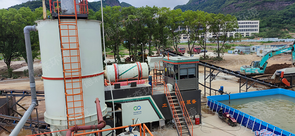 煉鋼廠遺留場地污染淋洗修復現場.jpg 煉鋼廠遺留場地污染淋洗修復現場