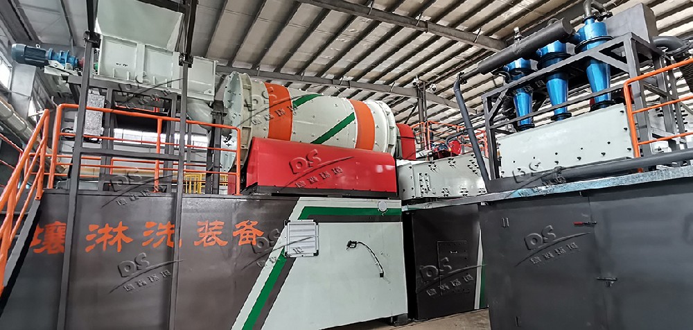 廣州化工污染土壤淋洗修復項目現場