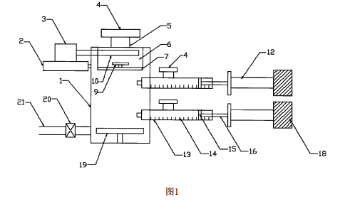 農藥廠土壤修復用的配藥裝置結構圖