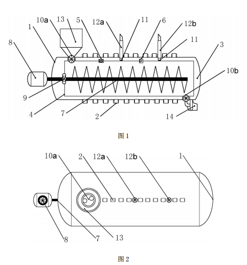新型微波土壤熱解吸裝置的結構示意圖