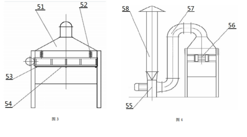 具有出料除塵功能的土壤熱脫附處理系統的工藝流程圖