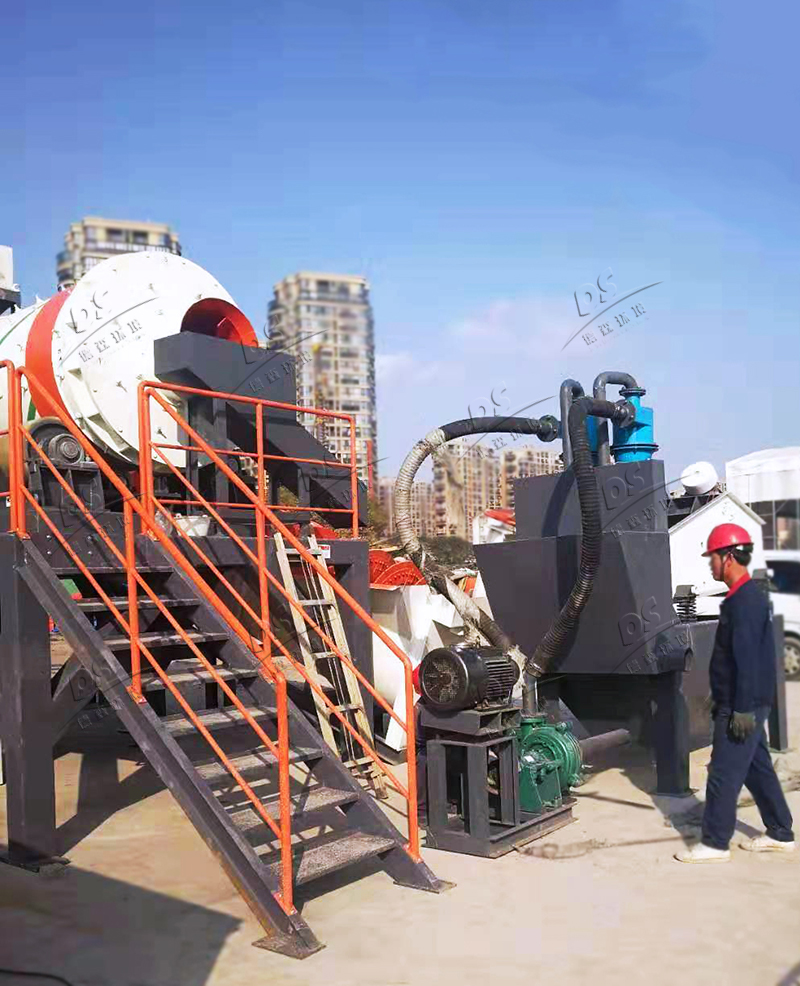 土壤淋洗修復現場