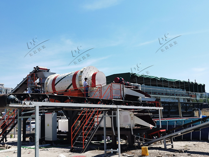 重金屬污染土壤淋洗修復(fù)現(xiàn)場